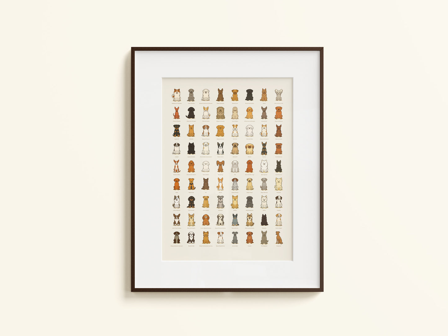 Minimalist Poster 72 Breeds #2