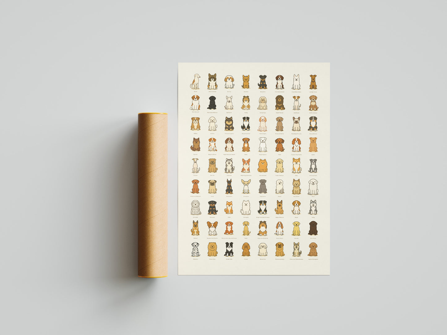 Affiche Minimaliste 72 Races #1