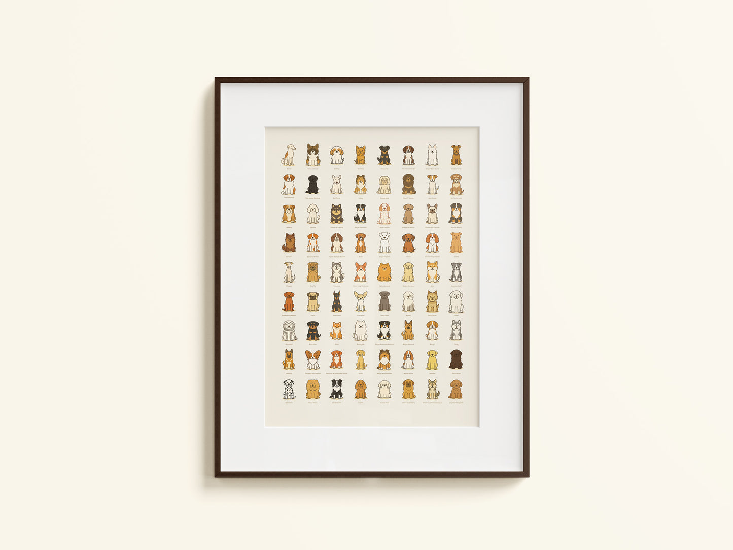 Affiche Minimaliste 72 Races #1
